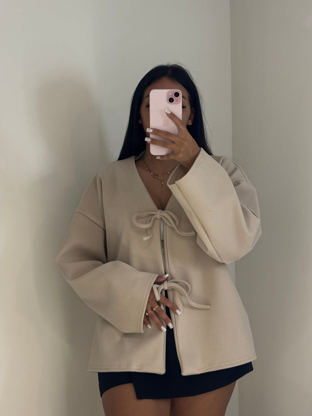 Veste d’automne beige