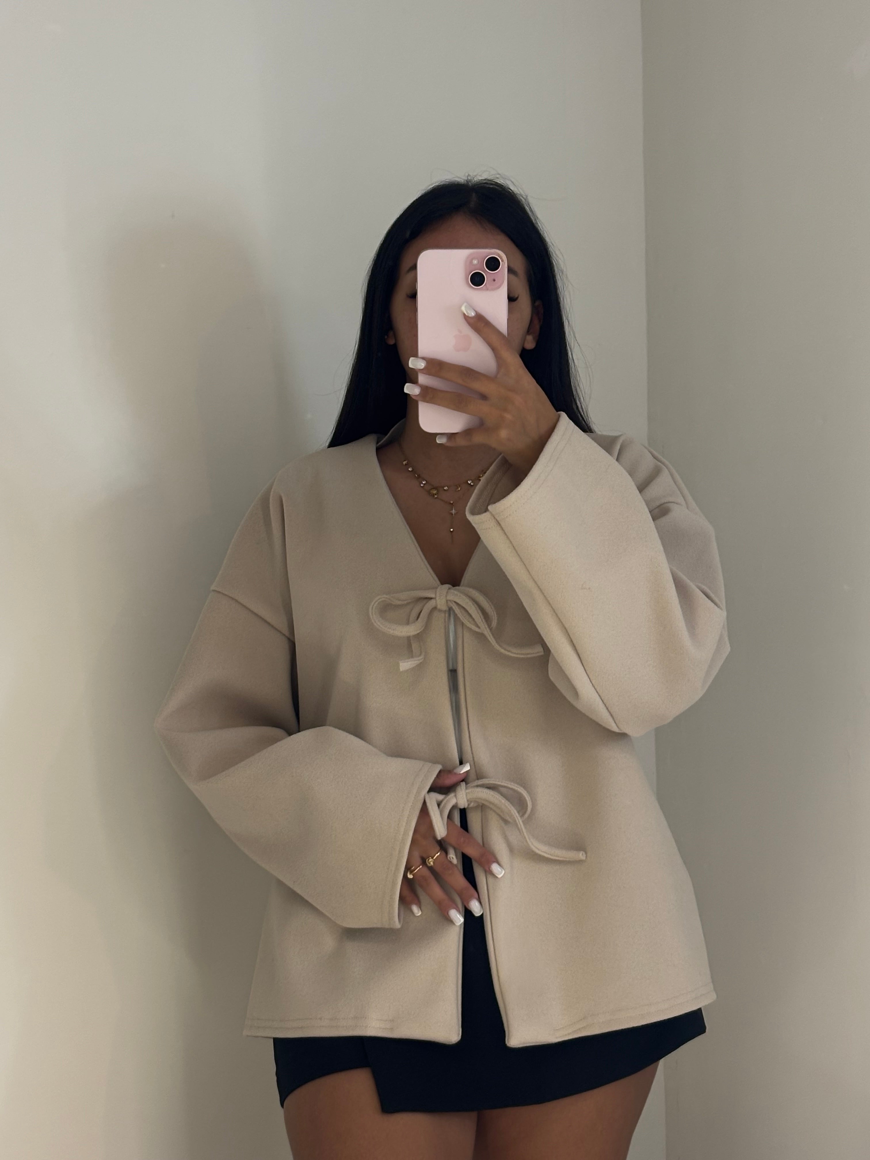 Veste d’automne beige