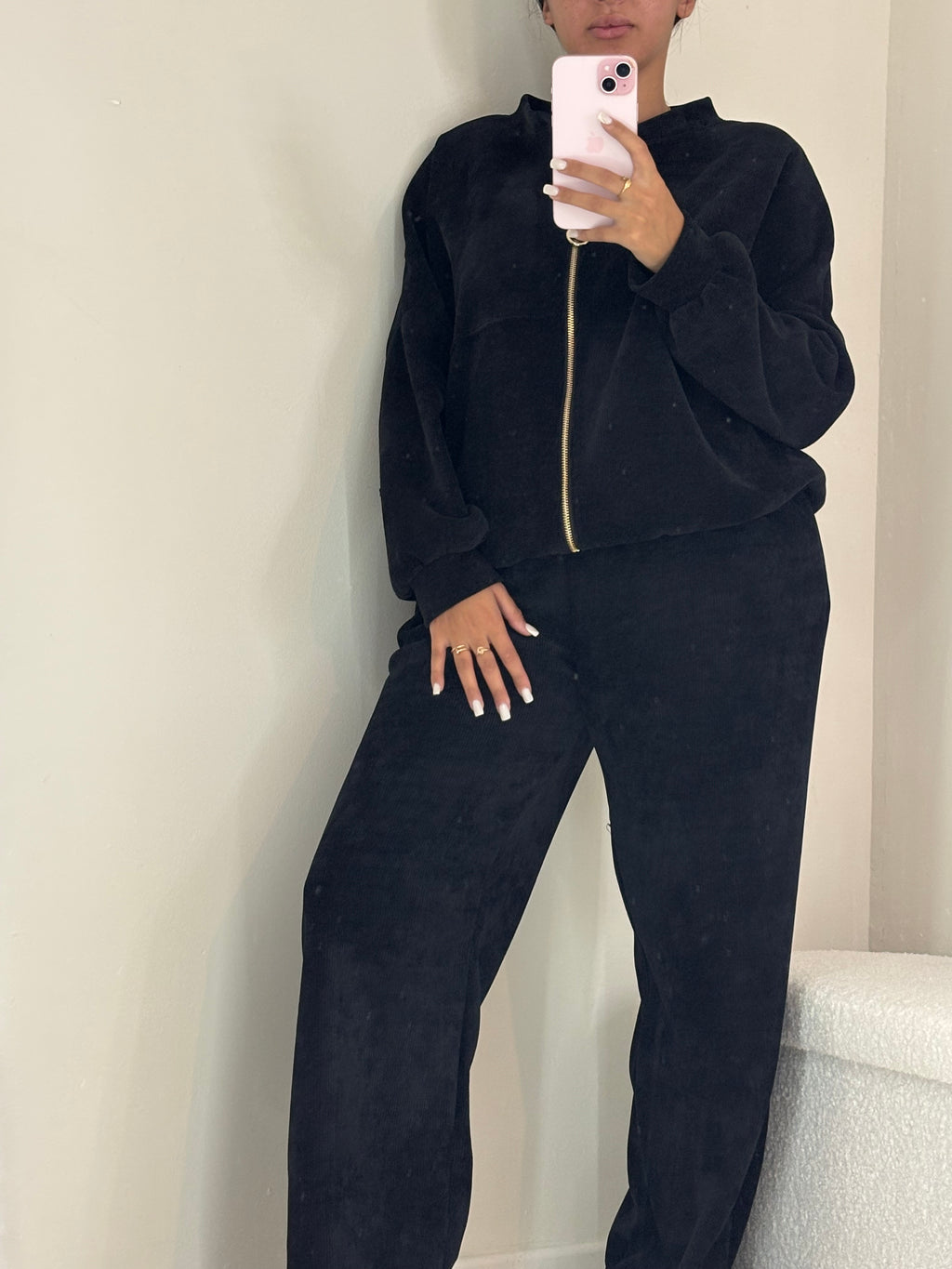 Ensemble zip noir ￼