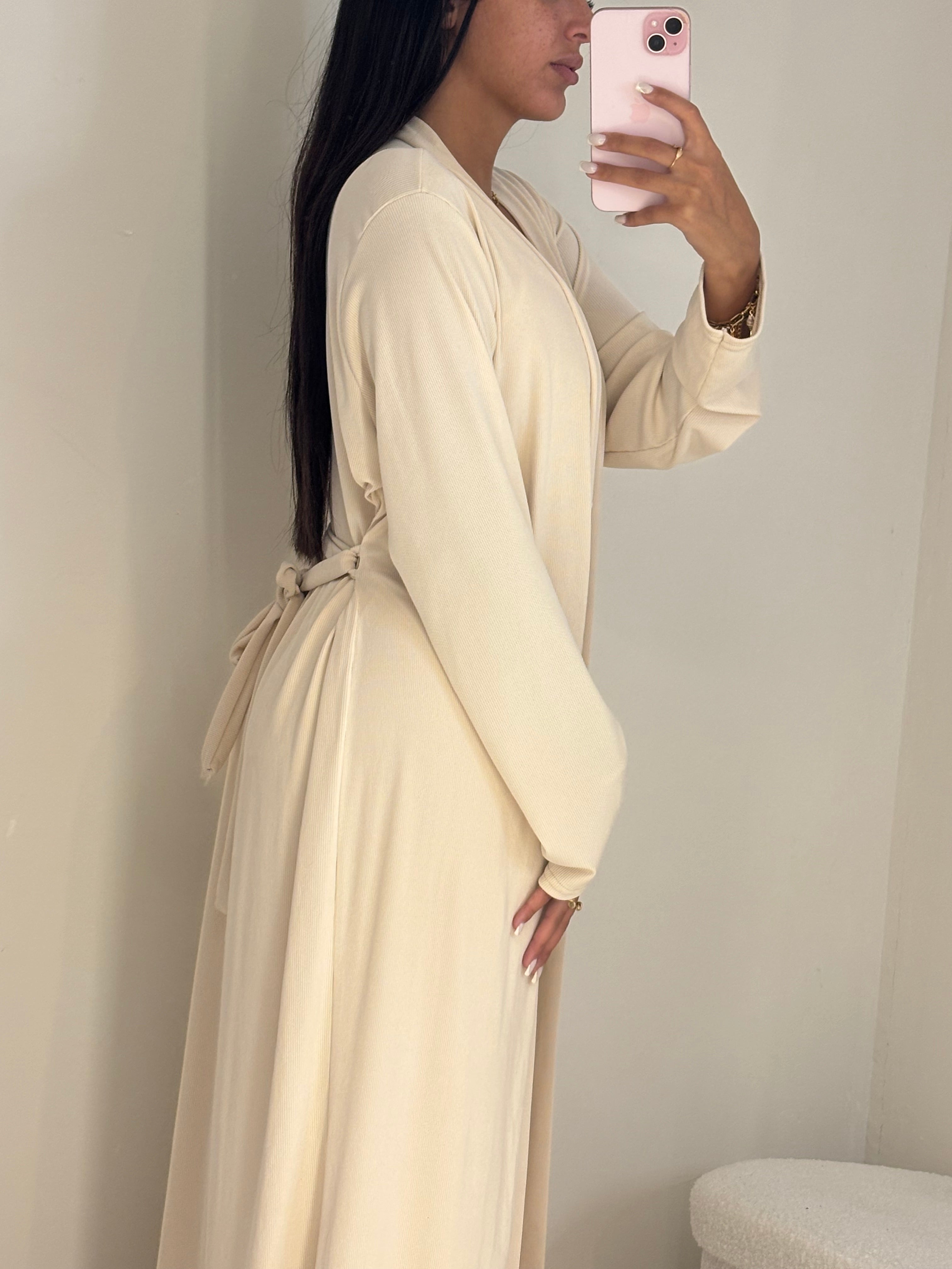 Ensemble 2 pièce crème