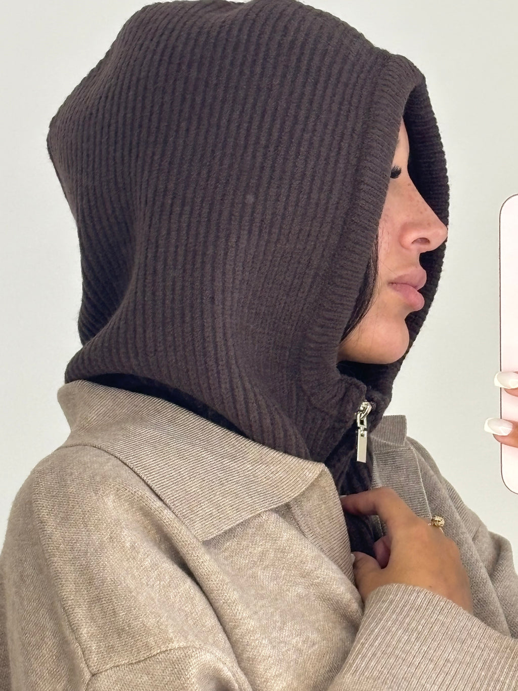 Capuche zip