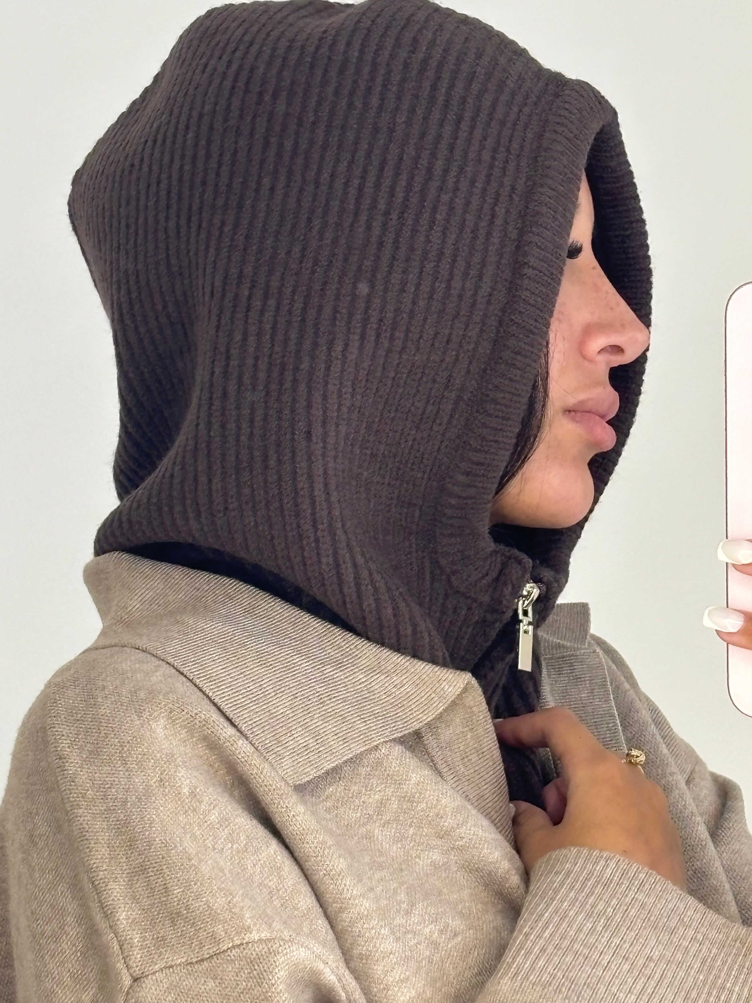 Capuche zip