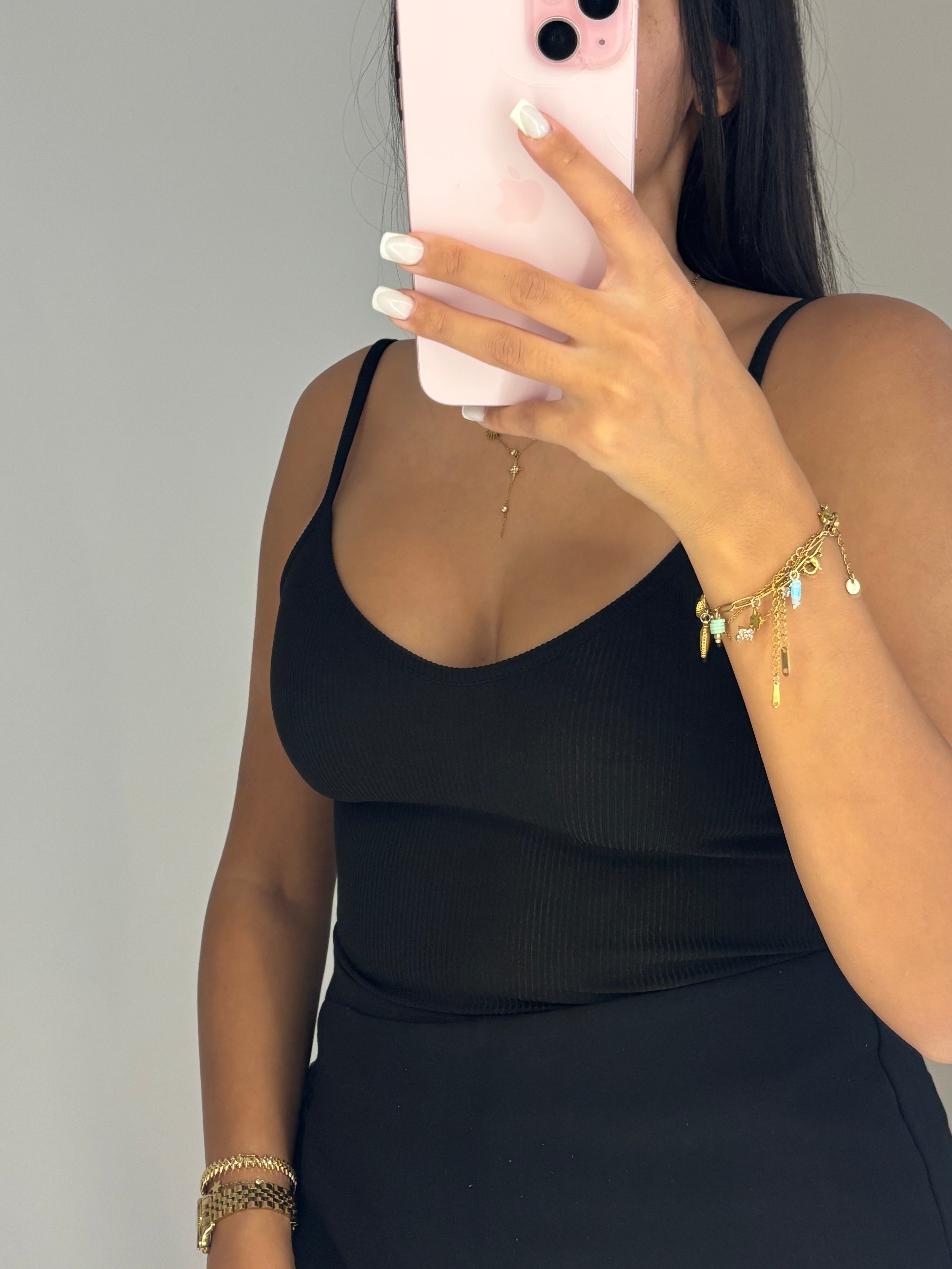 Top basic noir/gris/blanc/ taupe