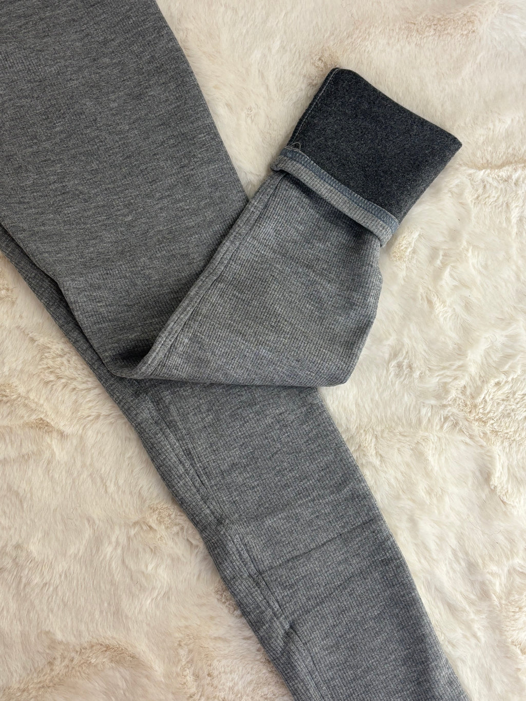 Legging polaire gris