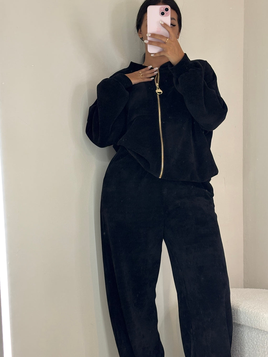 Ensemble zip noir ￼