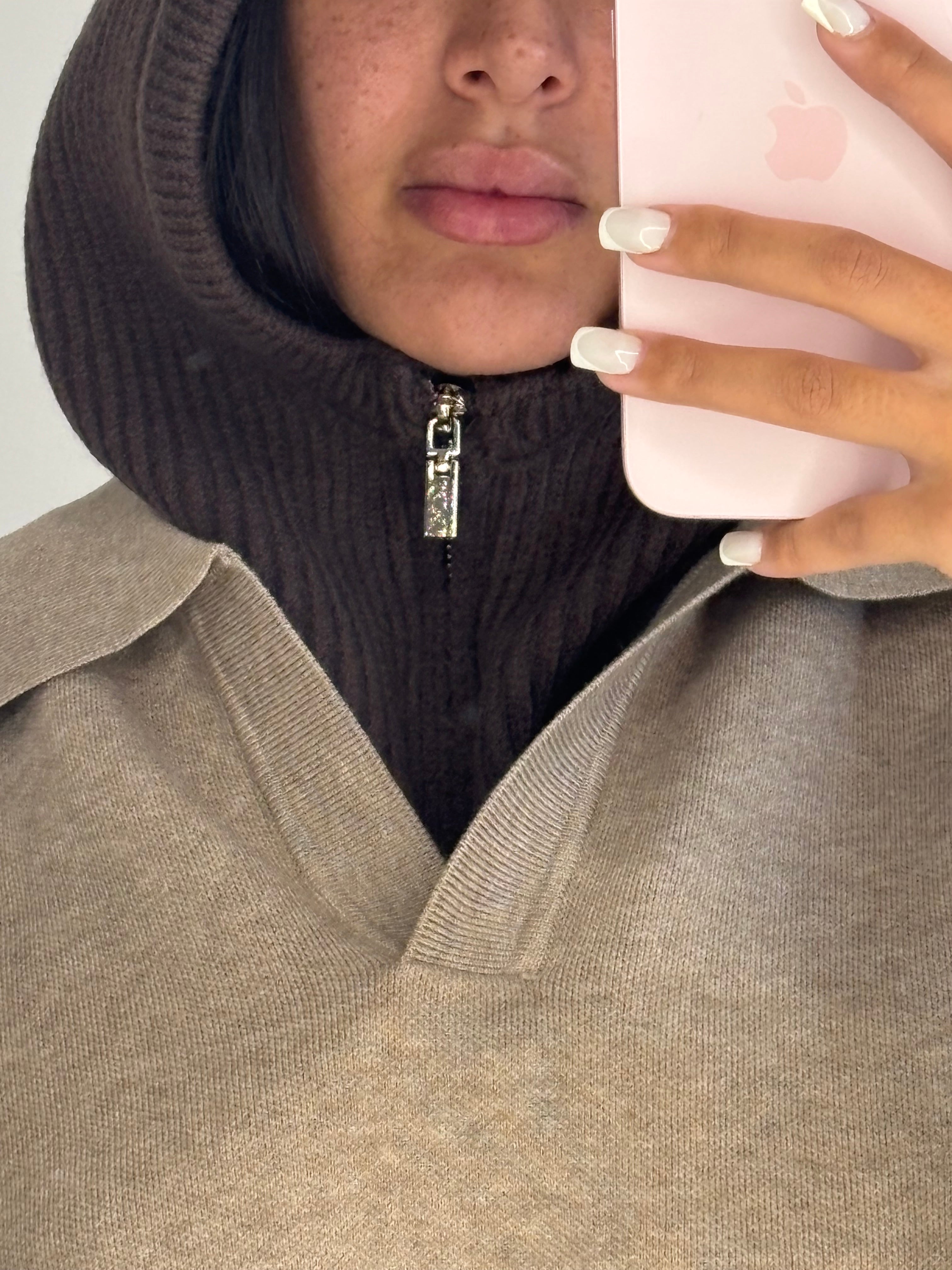 Capuche zip