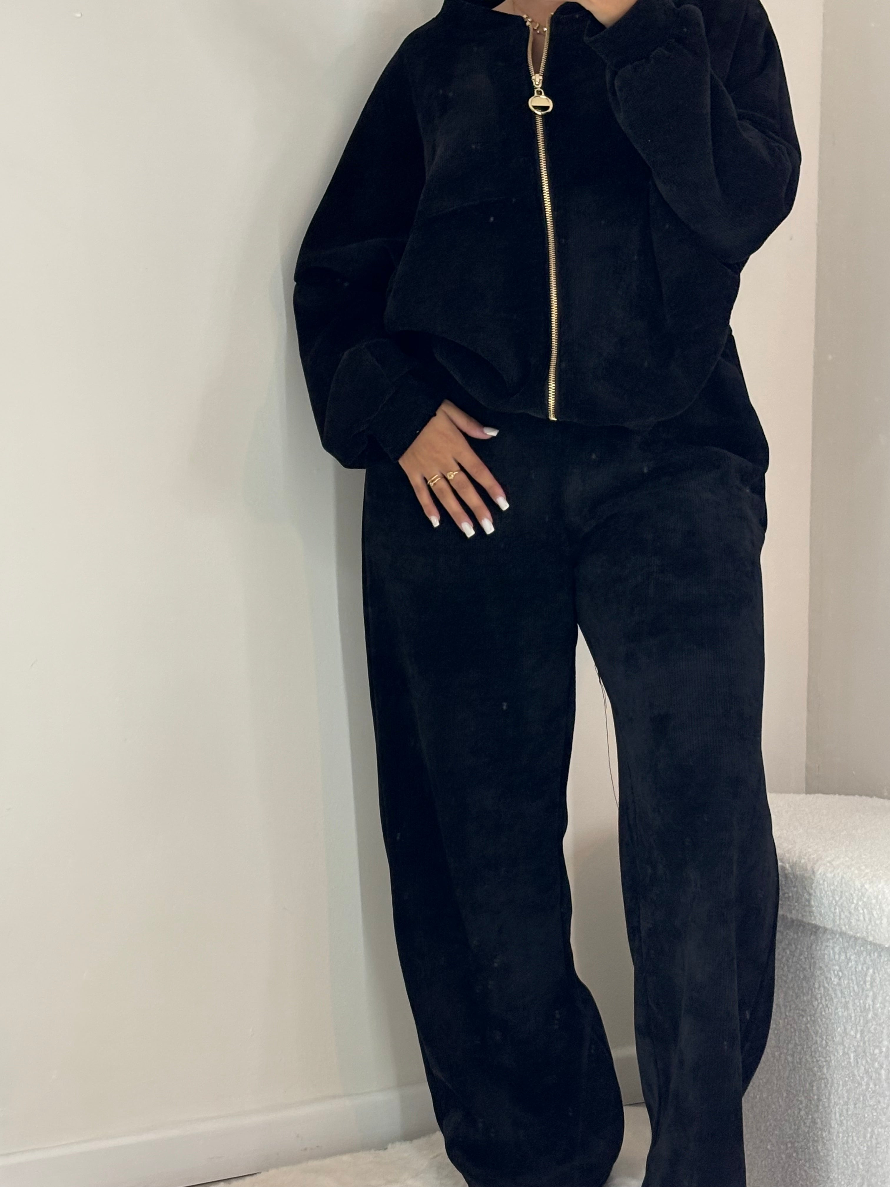 Ensemble zip noir ￼