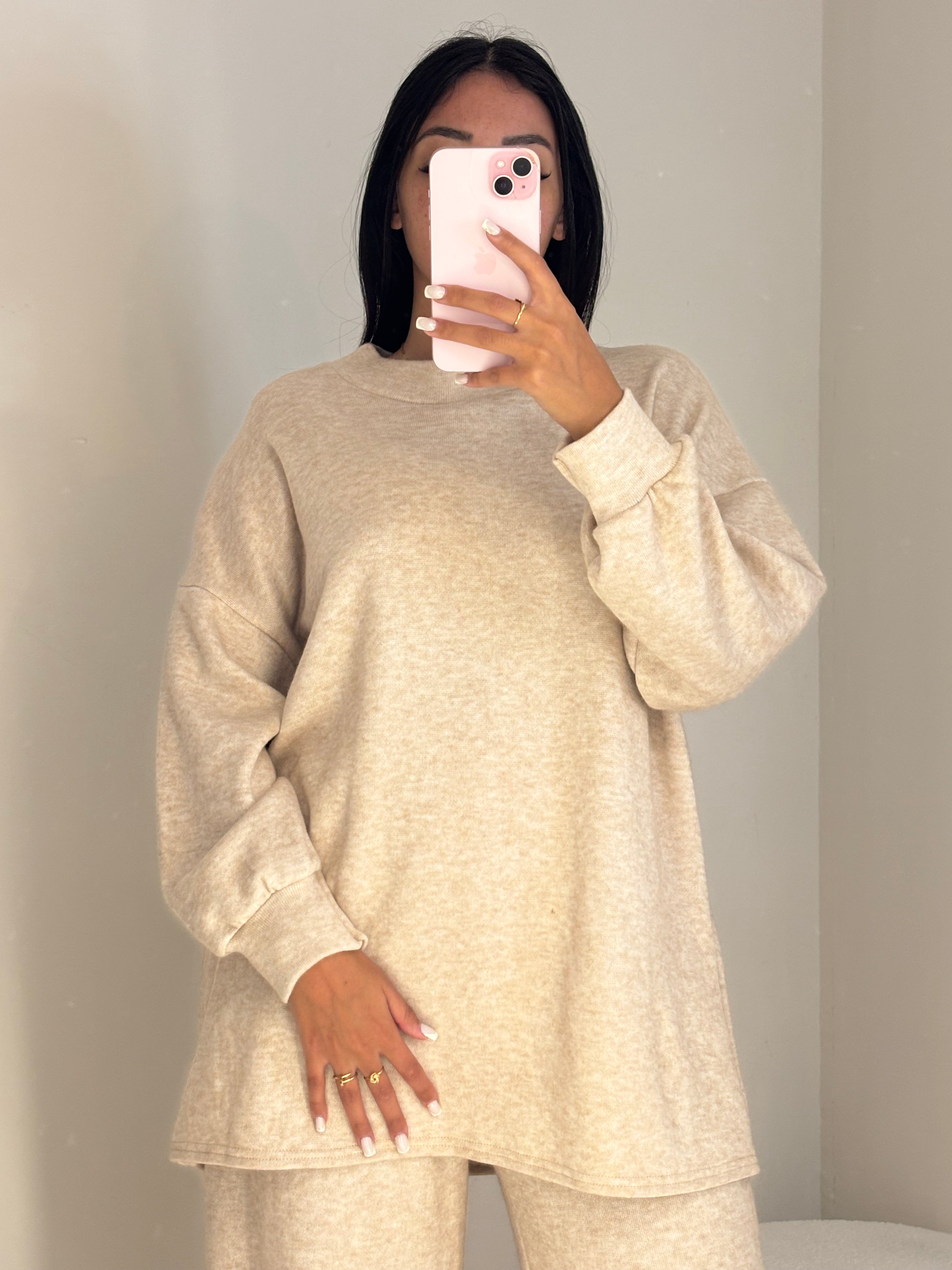 Ensemble beige chaud