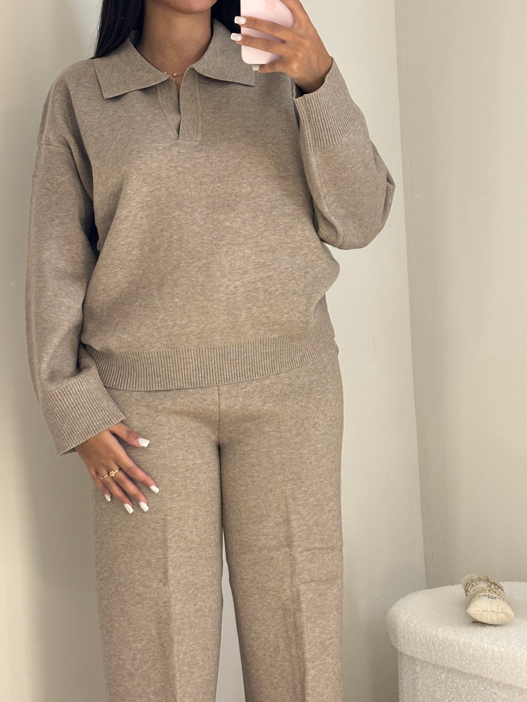 Ensemble beige