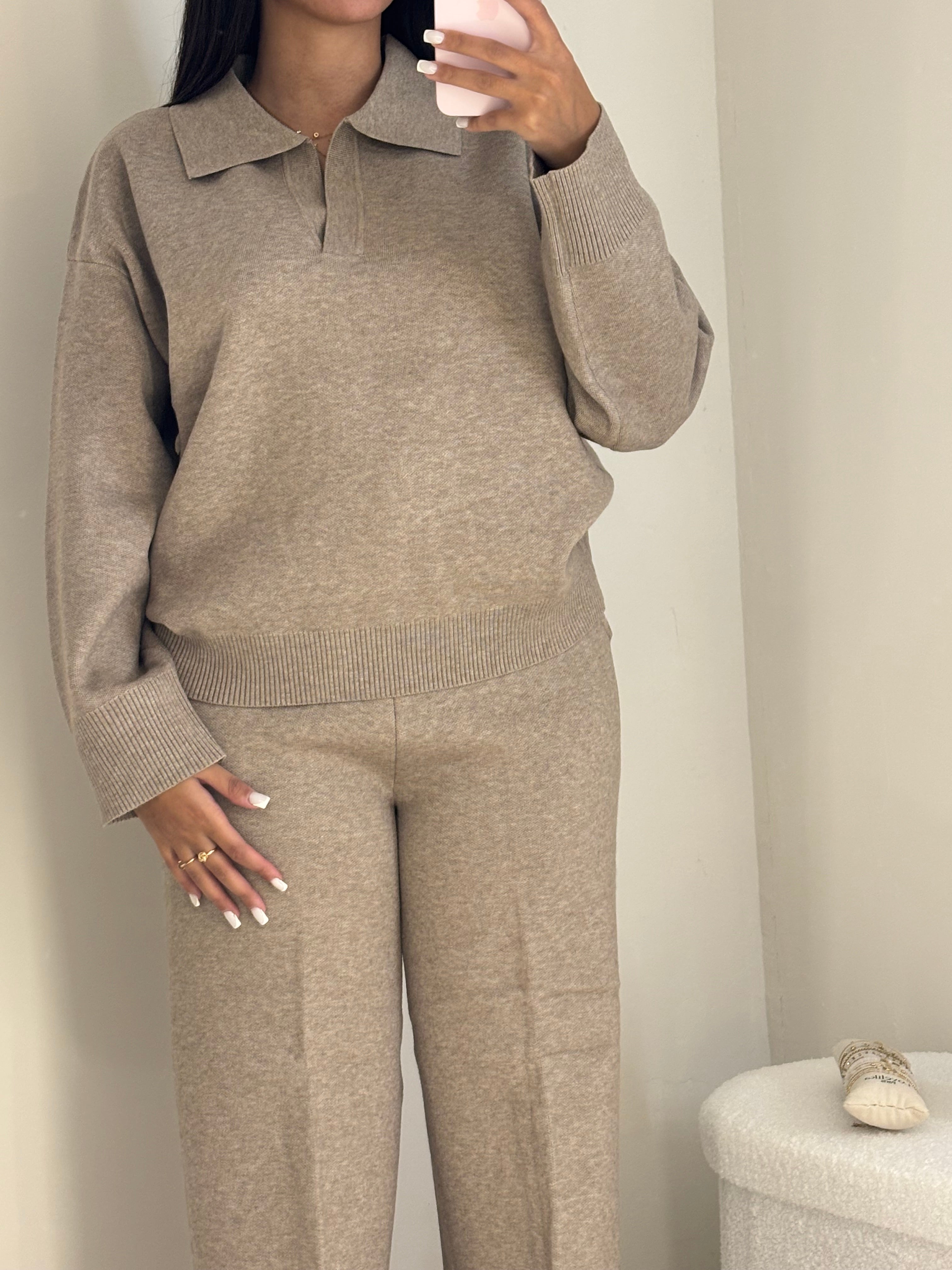 Ensemble beige