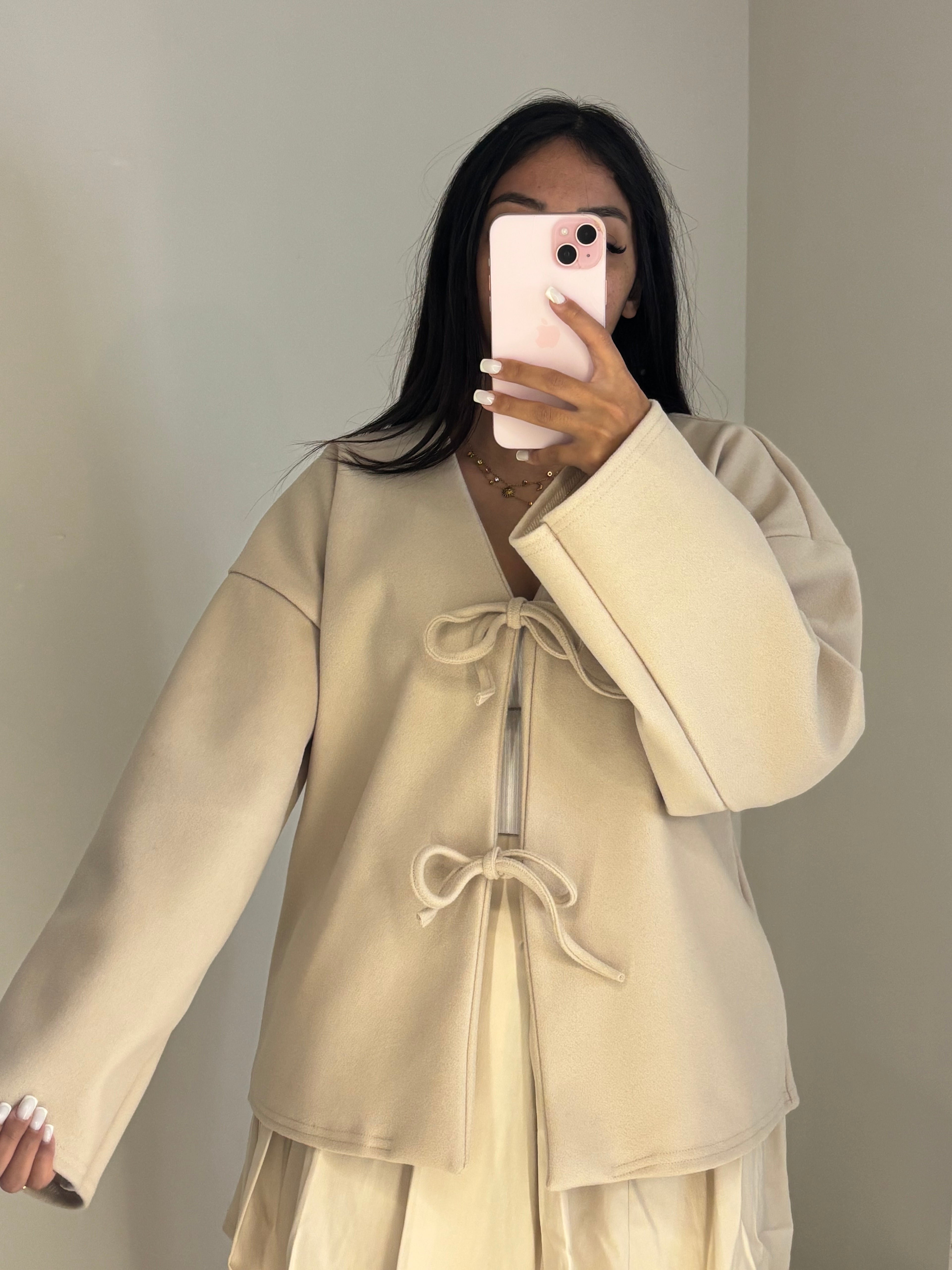 Veste d’automne beige