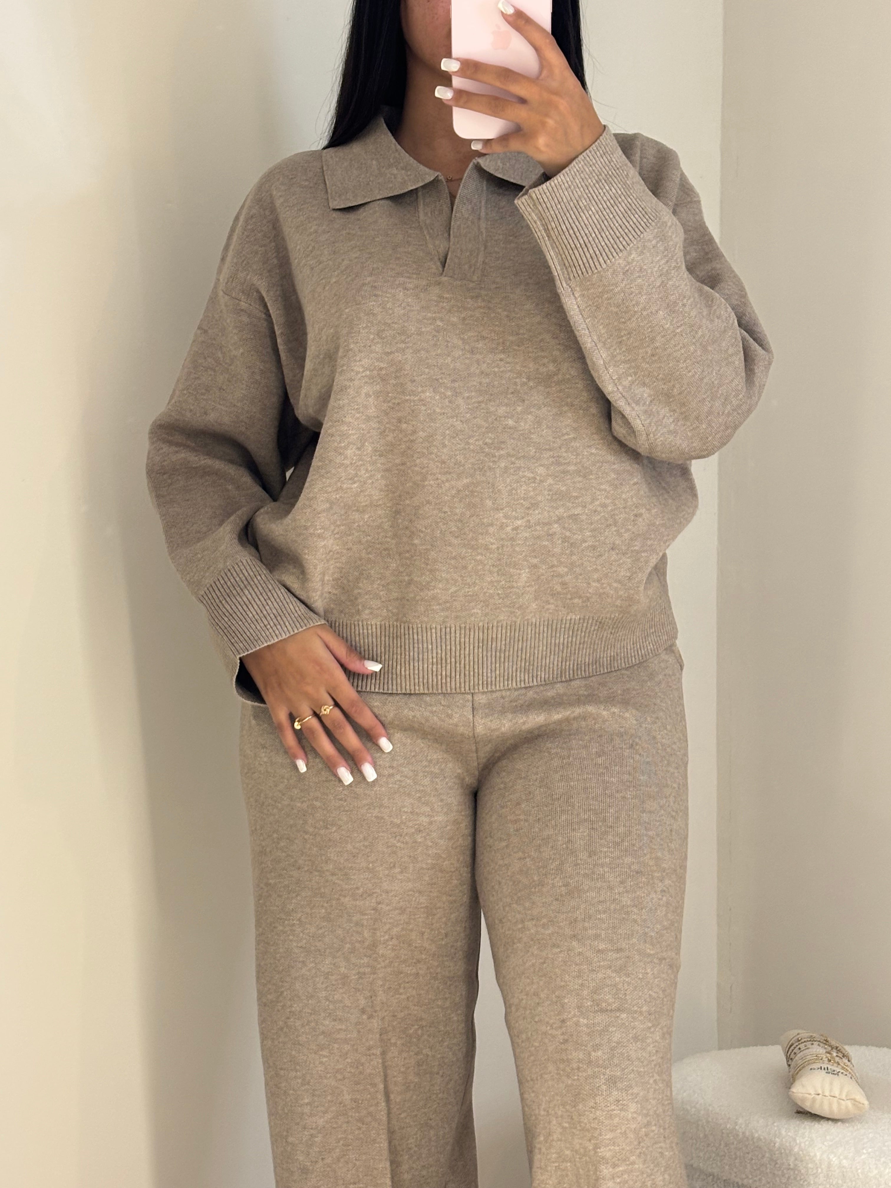 Ensemble beige